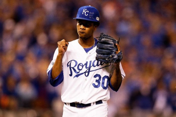 With James Shields gone, Yordano Ventura steps into the spotlight as the Royals ace. Can he deliver?  (Photo by Ezra Shaw/Getty Images)