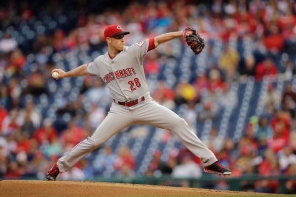 Anthony DeSclafani has delivered as one of four rookie pitchers given the reigns to the Cincinnati Reds rotation. (AP Photo/Matt Slocum)